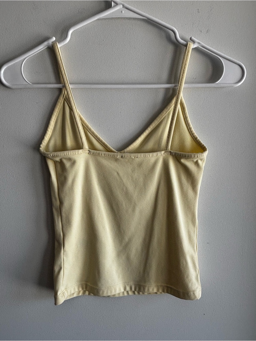 Garage Yellow Ribbed V-Neck Cropped Button Cardigan - Picture 4 of 6